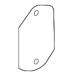 51125A7CEA6 - Body: Impact Bar Gasket for BMW Image