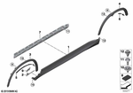 51778099124 - : Wheel Arch Trim, Right Front for BMW Image