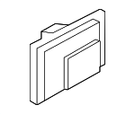 877561F000 - Body: Rocker Molding Clip for Kia Image