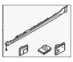 87751M7000 - Body: Rocker Molding for Kia Image
