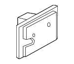 87716F2500 - Body: Rocker Molding Clip for Kia Image