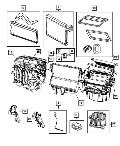 Air Conditioner and Heater Units for 2010 Dodge Caliber #0