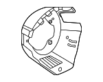 95B419798D5Q0 - Body: Steering Wheel Back Cover for Porsche Image