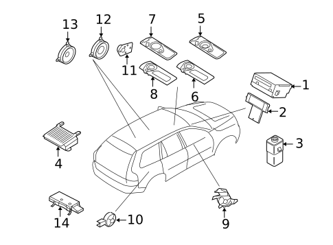 Sound System for 2009 Volvo V70 #0