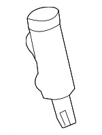 5505447010 - Body: Stopper for Toyota: C-HR, Corolla, Corolla Cross, GR Corolla, Grand Highlander, Highlander, Mirai, Prius, Prius Plug-In, Prius Prime, Prius V, RAV4, RAV4 Prime, Sienna, Venza Image