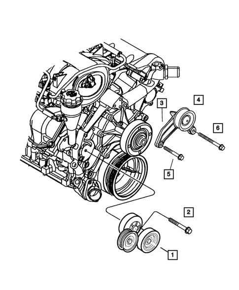 Pulleys and Related Parts for 2003 Jeep Liberty #0