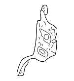 8621147030 - : AM/FM Cassette Mount Bracket for Toyota Image