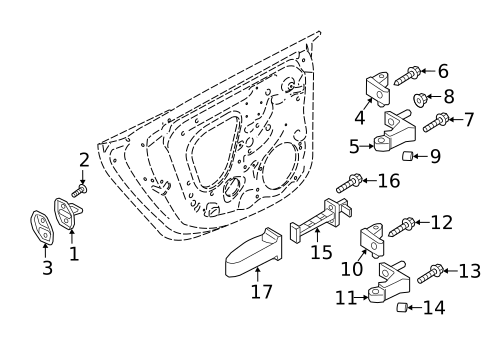 Lock & Hardware for 2025 Audi A5 Sportback #3