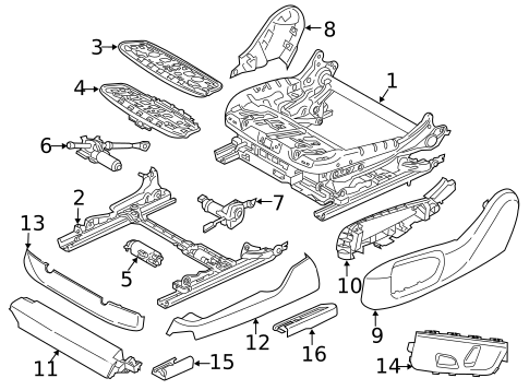 Power Seats for 2018 BMW X6 #0