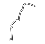 B746189910 - Body: Washer Hose for Nissan: 240SX, 350Z, ARIYA, Armada, GT-R, Juke, LEAF, Maxima, Murano, Qashqai, Quest, Rogue, Rogue Select, Rogue Sport, Sentra, Z Image