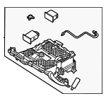 84540KL000NNB - Body: Glove Box Frame for Hyundai: Ioniq 6 Image