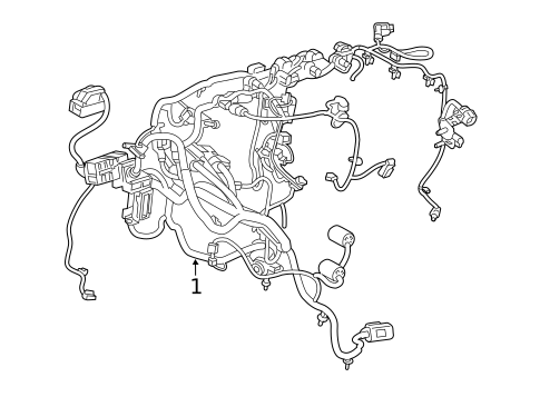 Wiring Harness for 2025 Cadillac XT5 #0