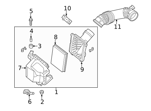 Air Intake for 2011 INFINITI M56 #0