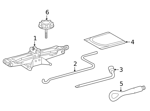 Jack & Components for 2016 Lexus RX450h #0