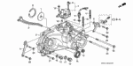 21104PX5010 - Transmission - Manual: PLATE M, OIL GUIDE for Honda Image