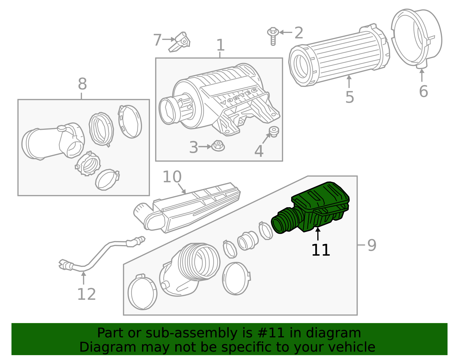2016-2020 GM Air Cleaner Outlet Resonator 23217551 | Capital Chevy Parts