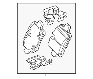 2024-2026 GM Brake Pads 85560926 | OEM Parts Online