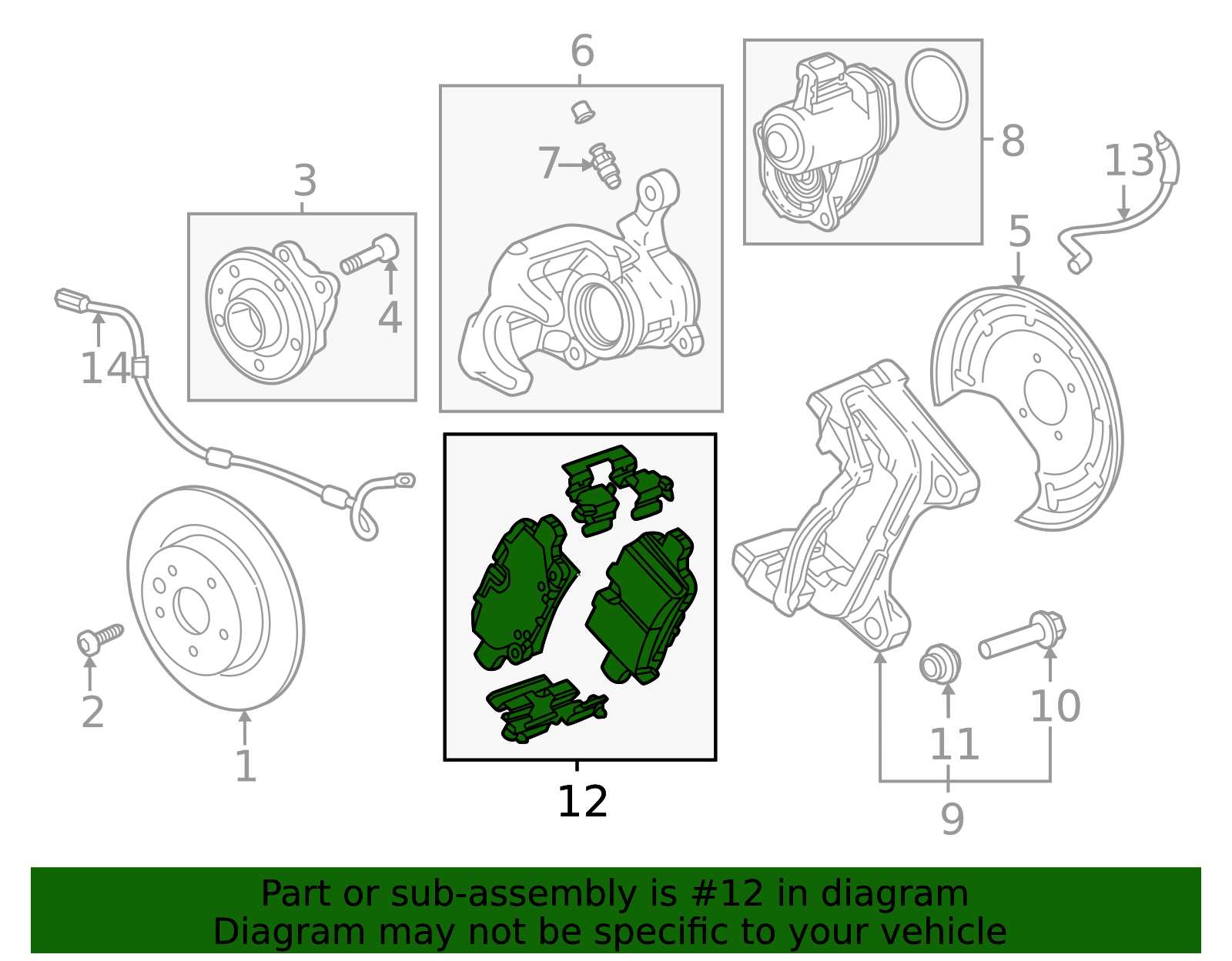 2024-2026 GM Brake Pads 85560926 | OEM Parts Online