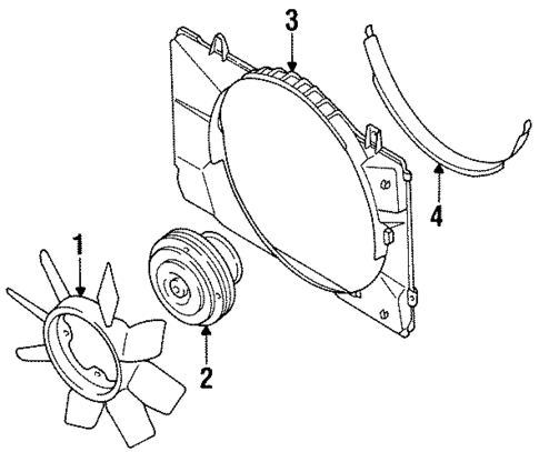 Cooling Fan for 1995 Nissan 300ZX #1