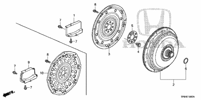 Torque Converter (V6) for 2012 Honda Crosstour #0