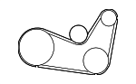 CY0115908D - Cooling System: Serpentine Belt for Mazda: 6, CX-9, Tribute Image