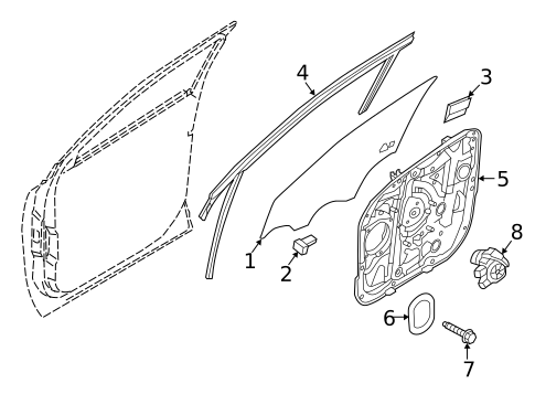 Front Door for 2021 Kia Telluride #0