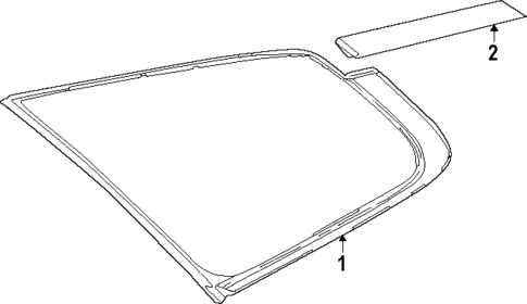 Glass & Hardware for 2025 Toyota Crown Signia #0