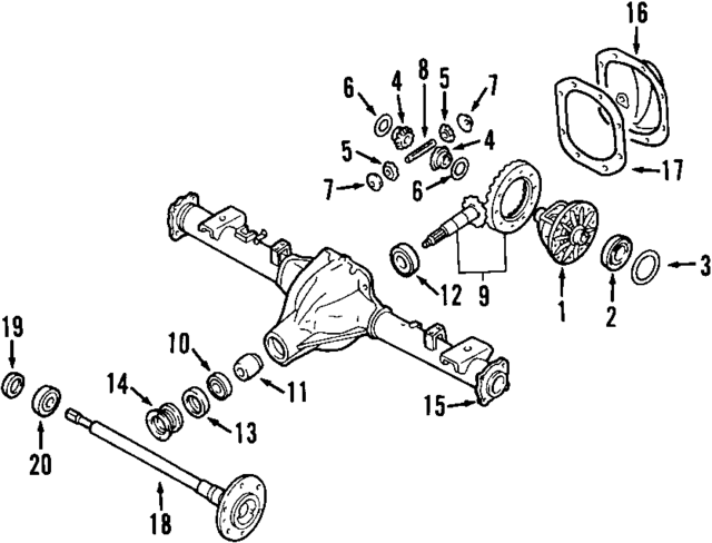 38100VW770 - : Ring &amp; Pinion for Nissan Image