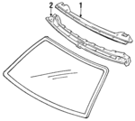 K30366X001 - Body: Header Reinforced for Nissan: 240SX Image