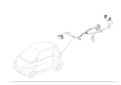 Automatic Transmission Cable Harnesses for 2018 Smart Fortwo #0