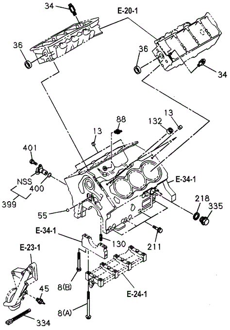 Cylinder Block Plugs for 1997 Honda Passport #0