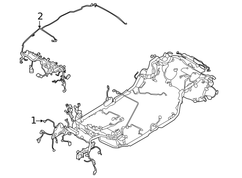 Wiring Harness for 2023 Porsche Taycan #0