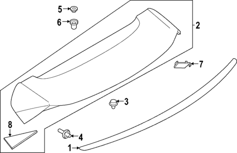 Spoiler for 2020 Jaguar I-Pace #0