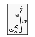 365425G0A01 - Emission System: Rear Oxygen Sensor for Honda Image