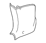 3B1863484LB41 - Body: Kick Panel Trim for Volkswagen: Passat Image