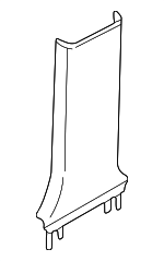 3B0867298Q70 - Body: Center Pillar Trim for Volkswagen: Passat Image