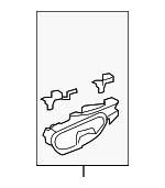 72160SVAA22ZA - : 2006-2011 Honda Civic - Handle Assembly L Front Inside *NH167L* (Graphite Black) for Honda: Civic Image