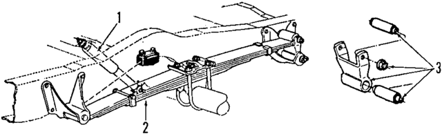 D5UZ5630C - Suspension: Shackle for Ford: E-150 Econoline, E-250, E-250 Econoline, E-350 Econoline, E-350 Econoline Club Wagon, E-350 Super Duty Image