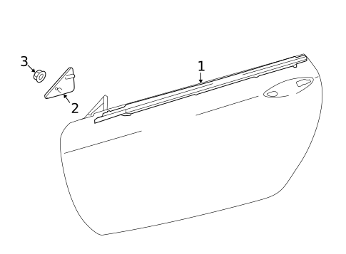 Exterior Trim - Door for 2025 Lexus RC300 #0