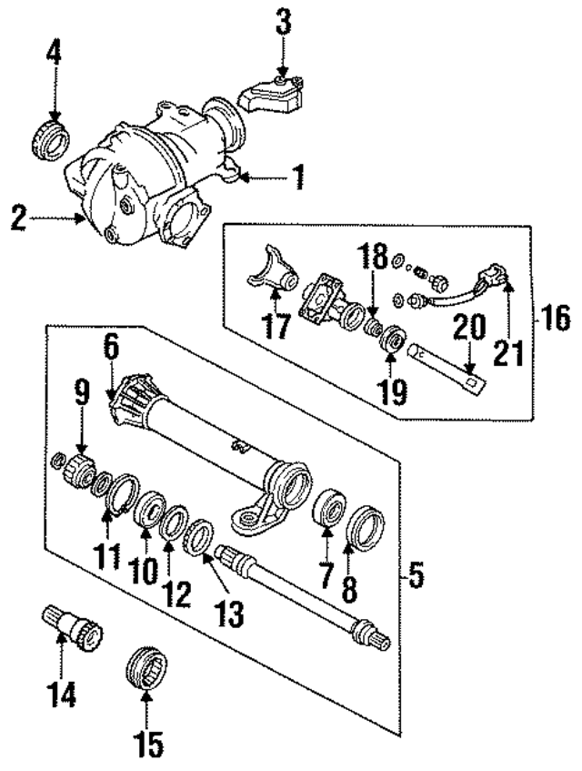 M07327238 - : Drive Axle Shaft Seal for Mazda Image