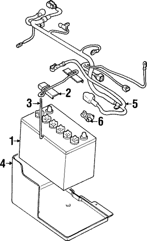 Battery for 1997 Mitsubishi Mirage #0