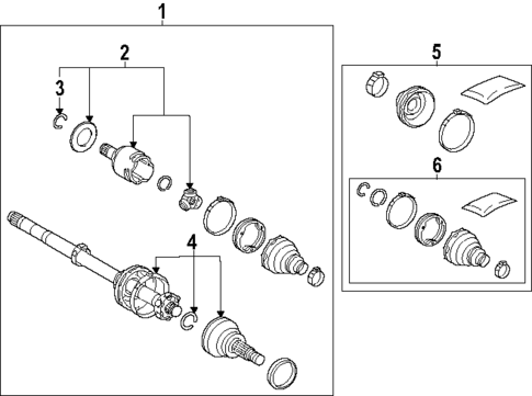 Drive Axles for 2024 Subaru Solterra #0