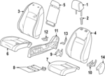 811243W0C11 - : Seat Back Heater for Honda: HR-V Image