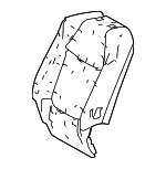 7165208080 - Body: Seat Back Pad for Toyota Image