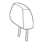 7194008150B0 - Body: Headrest for Toyota Image