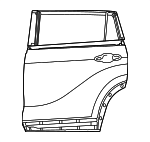 670030E190 - : Door Shell for Toyota: Highlander Image