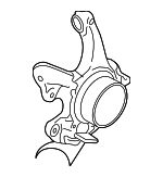 33326774810 - Suspension: Knuckle for BMW: 128i, 135i, 135is, 325i, 328i, M3 Image