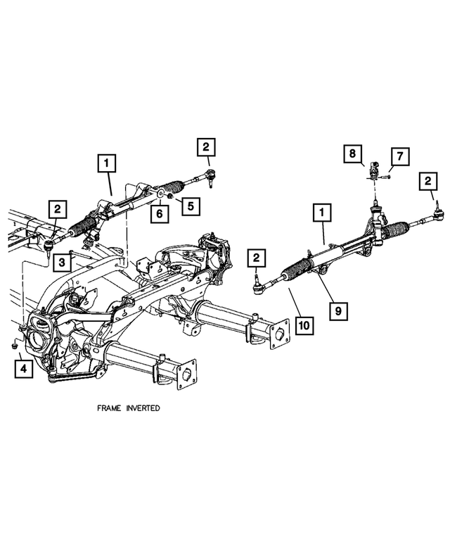 52855758AH - Steering: Rack And Pinion Gear for Mopar Image