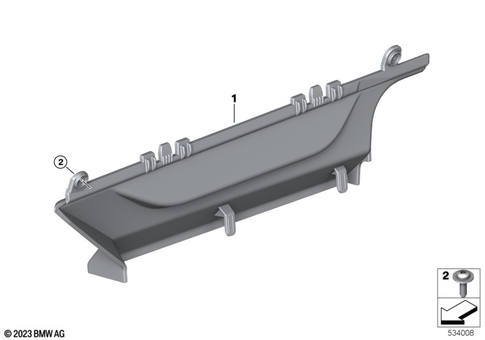 Motorcycle Trim Section, Windshield for 2024 BMW-Motorrad CE #38