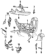 30557136 - : Cross-Member for Saab: 900 Image